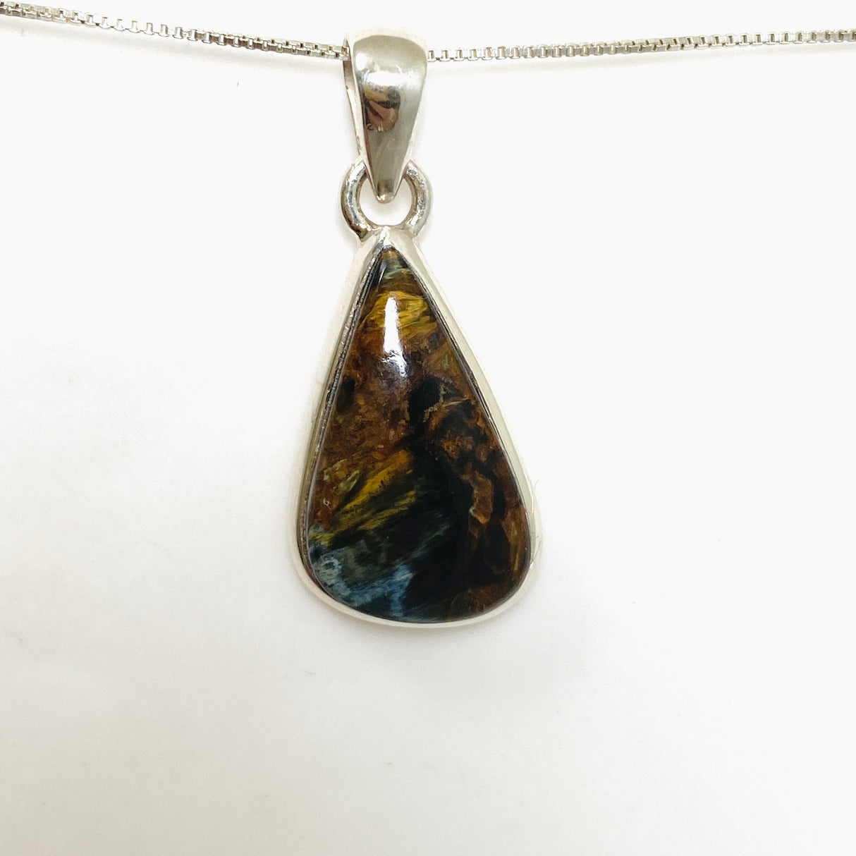 Pietersite Teardrop Cabochon Pendant PPGJ1061