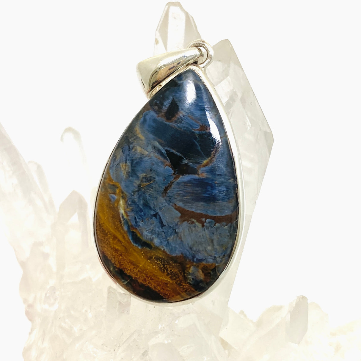 Pietersite Teardrop Cabochon Pendant PPGJ1063