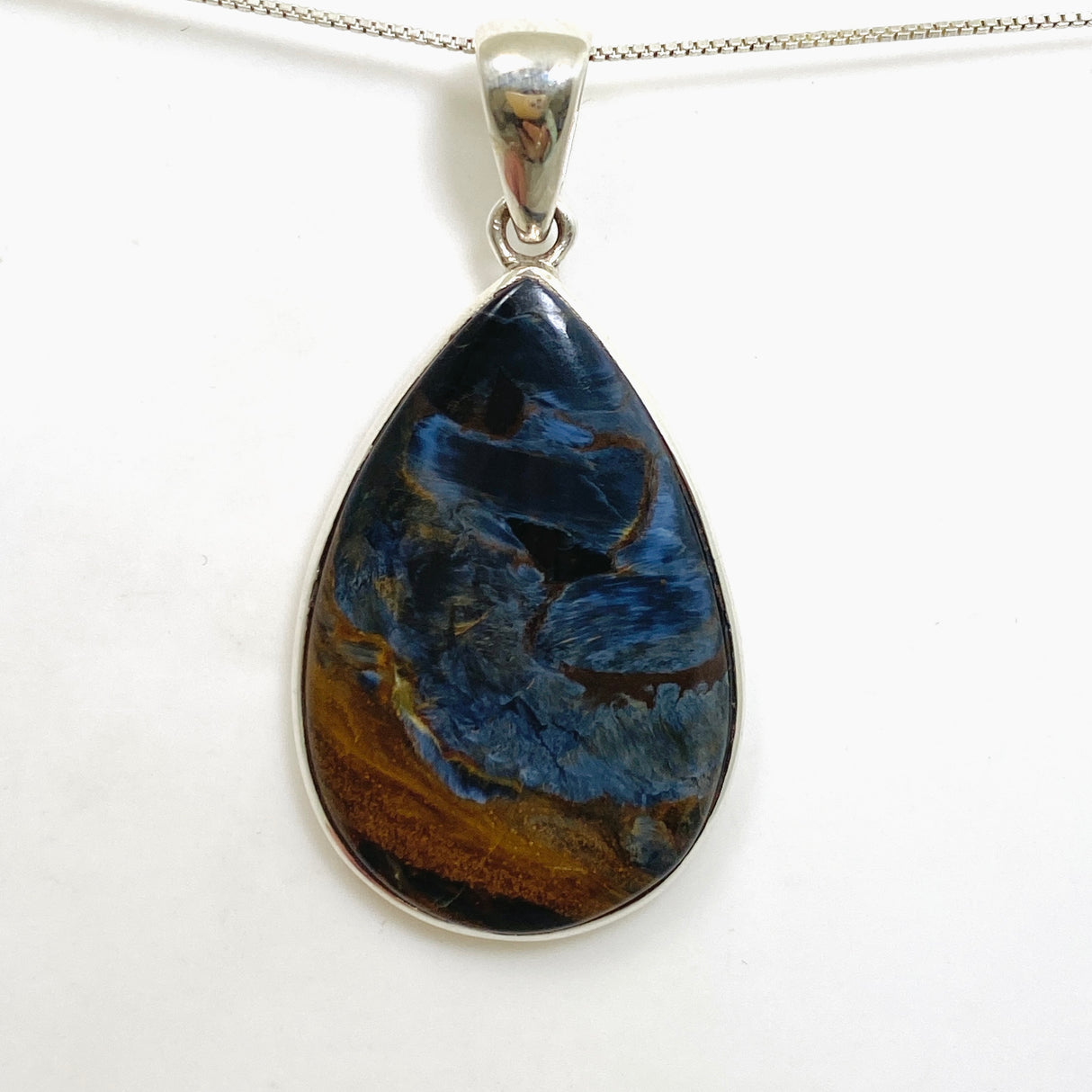 Pietersite Teardrop Cabochon Pendant PPGJ1063