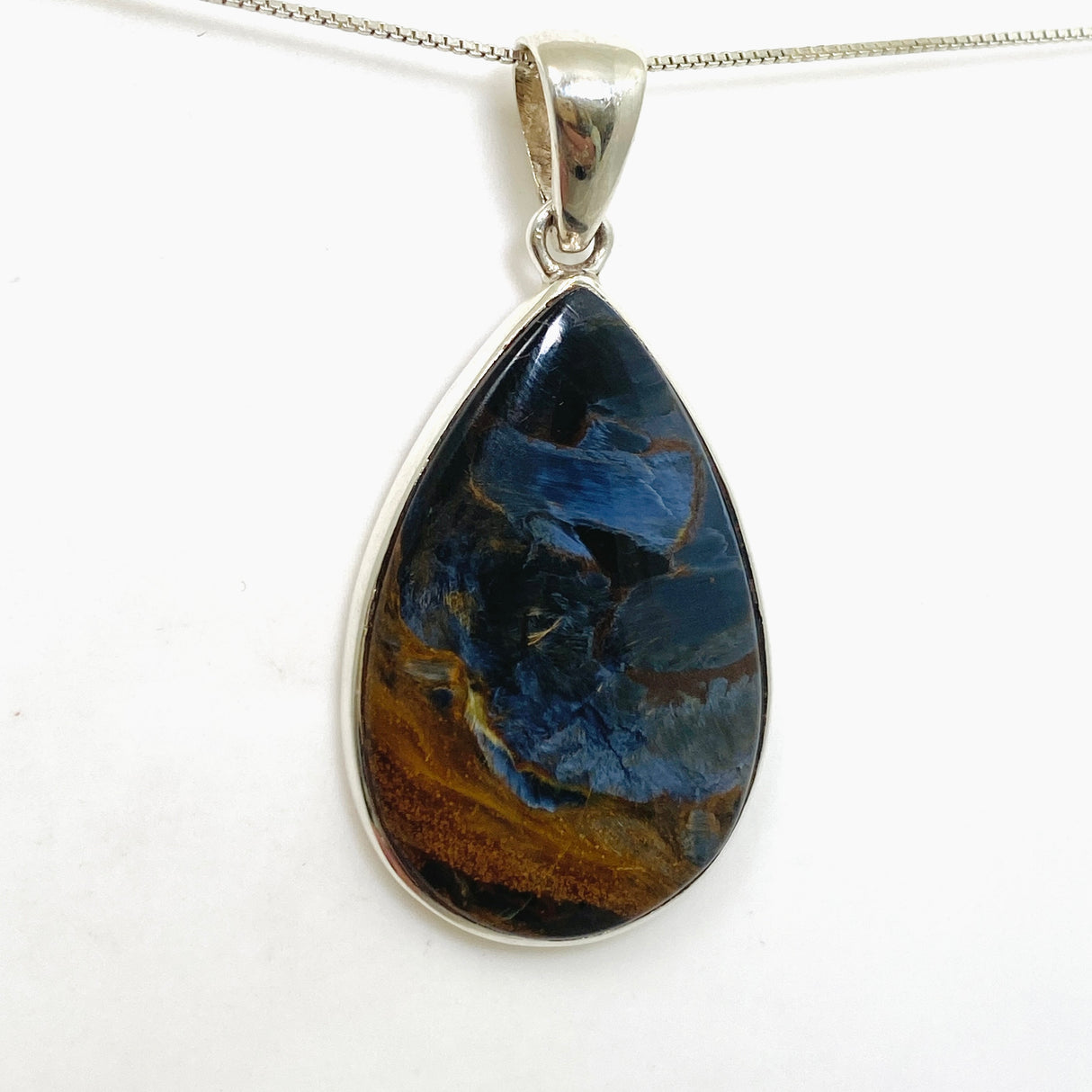Pietersite Teardrop Cabochon Pendant PPGJ1063