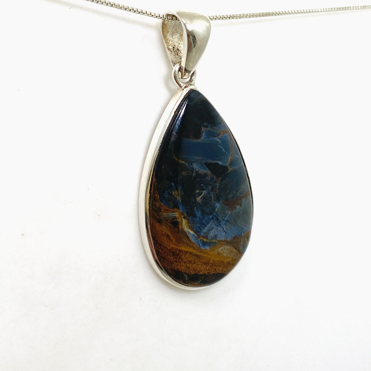 Pietersite Teardrop Cabochon Pendant PPGJ1063