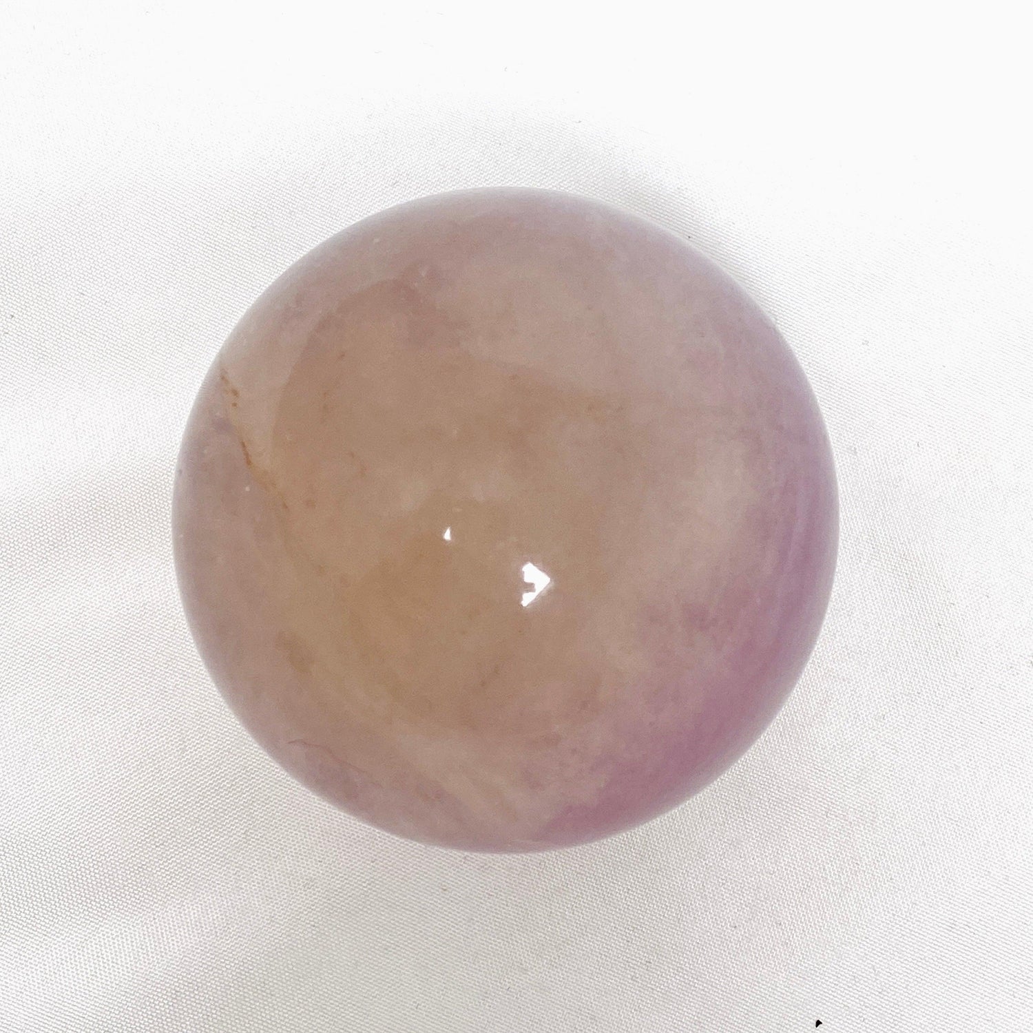 Pink and Yellow Fluorite Sphere FLS-11 - Nature's Magick