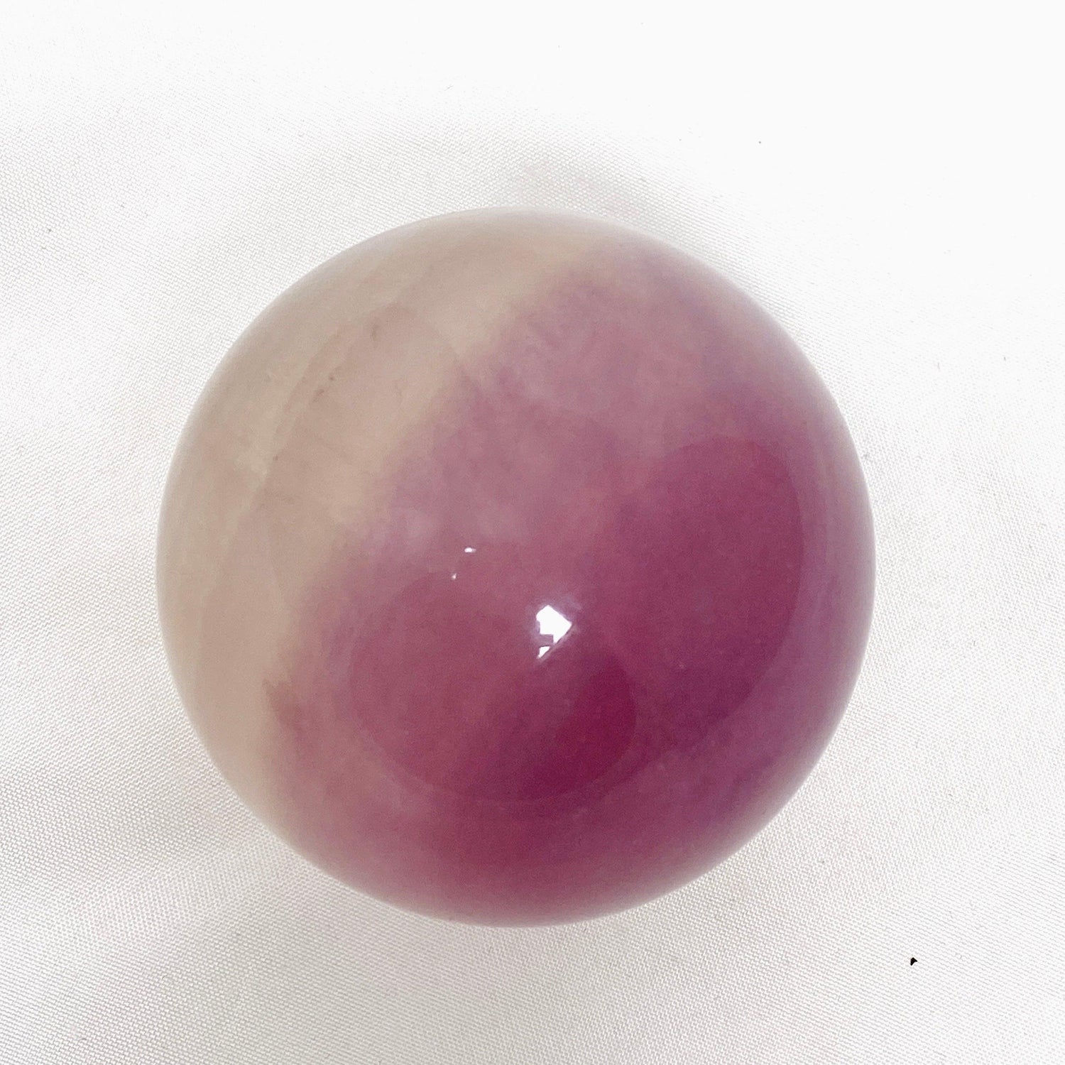 Pink and Yellow Fluorite Sphere FLS-11 - Nature's Magick