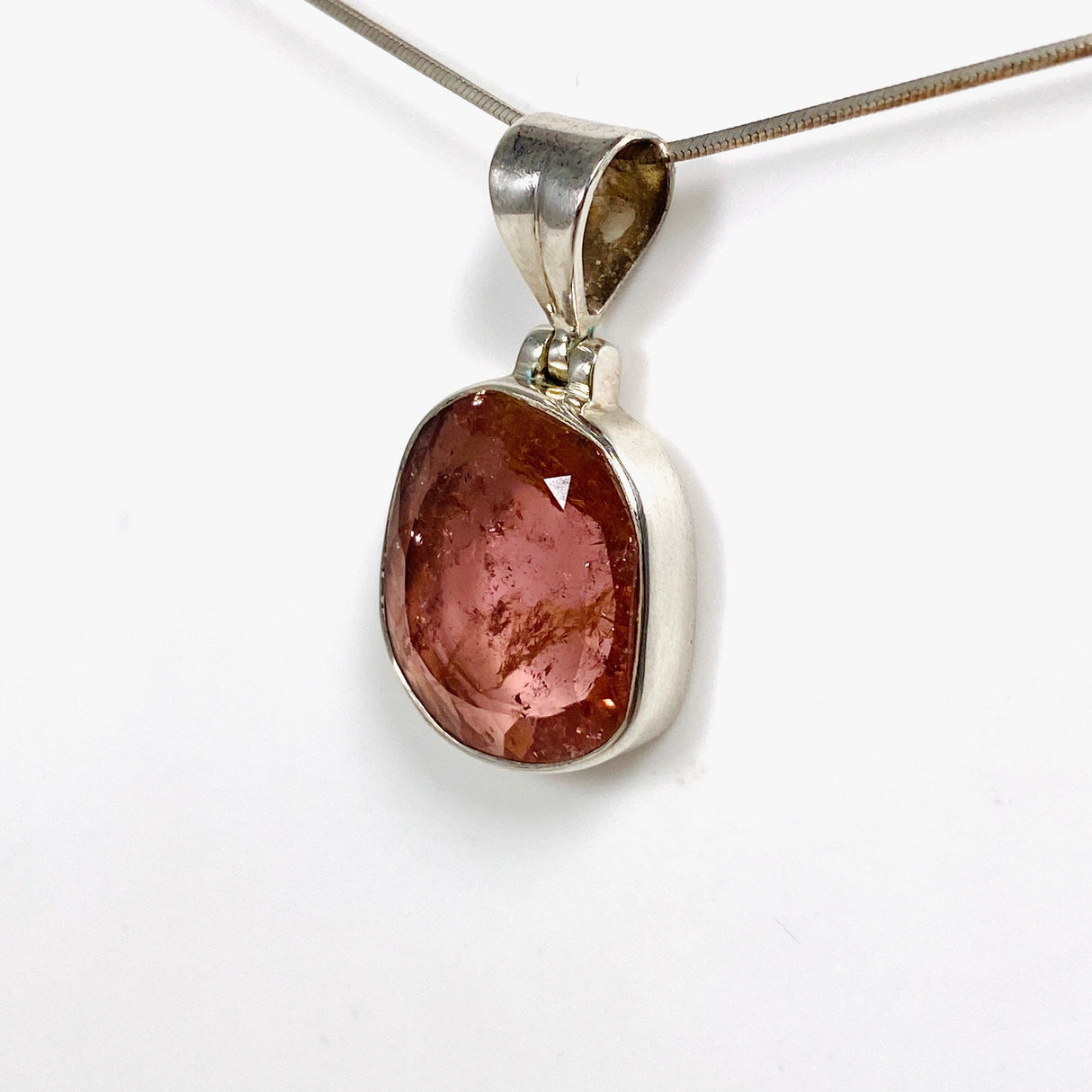 Pink Tourmaline Faceted Pendant PPGJ579 - Nature's Magick