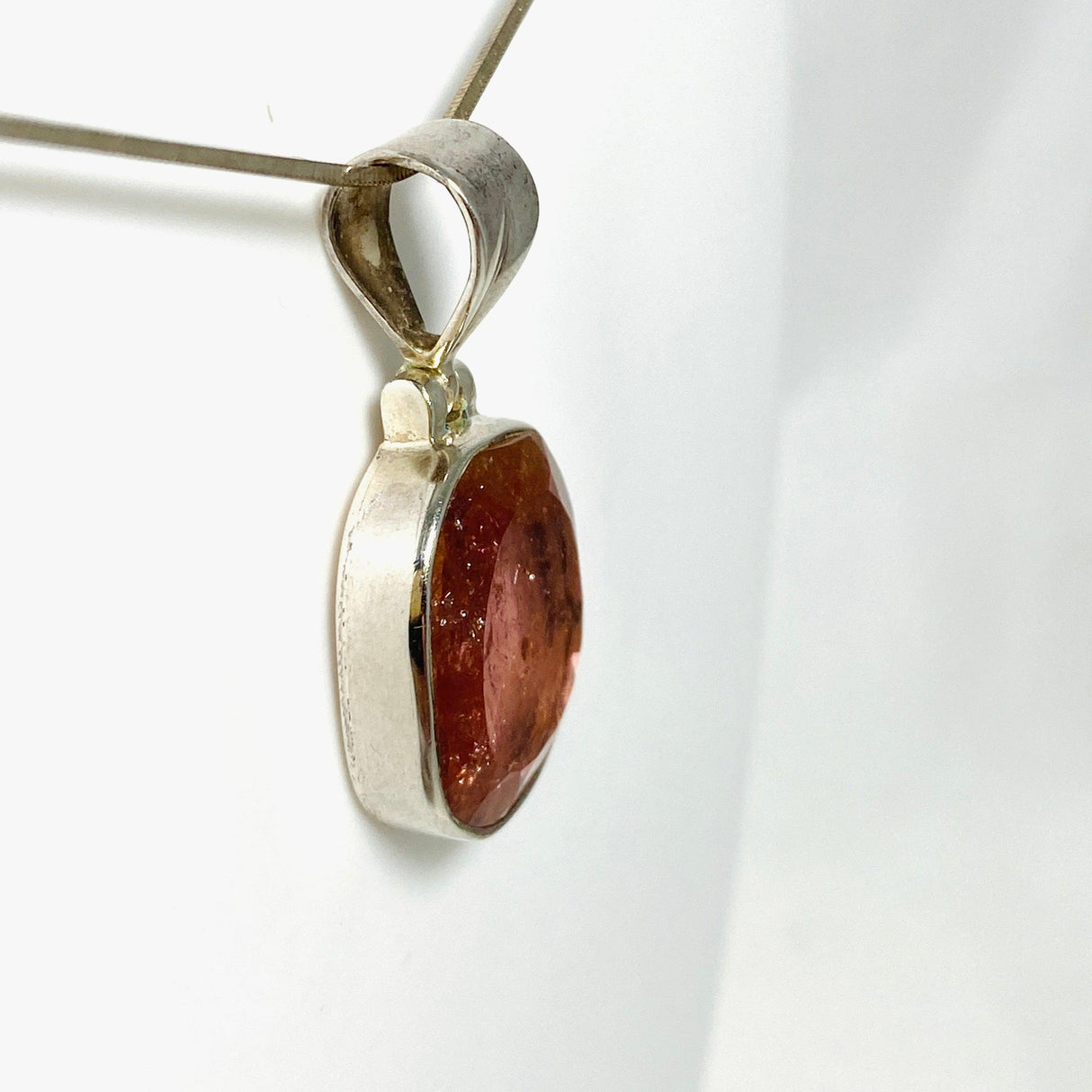 Pink Tourmaline Faceted Pendant PPGJ579 - Nature's Magick