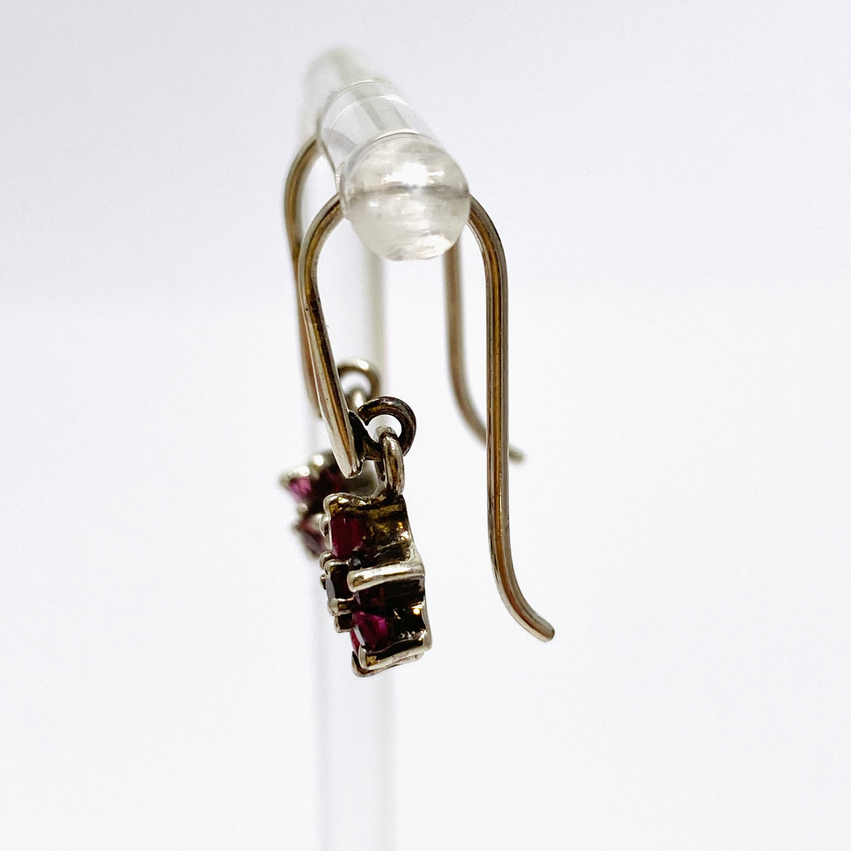 Pink Tourmaline Flower Faceted Earrings PEGJ246