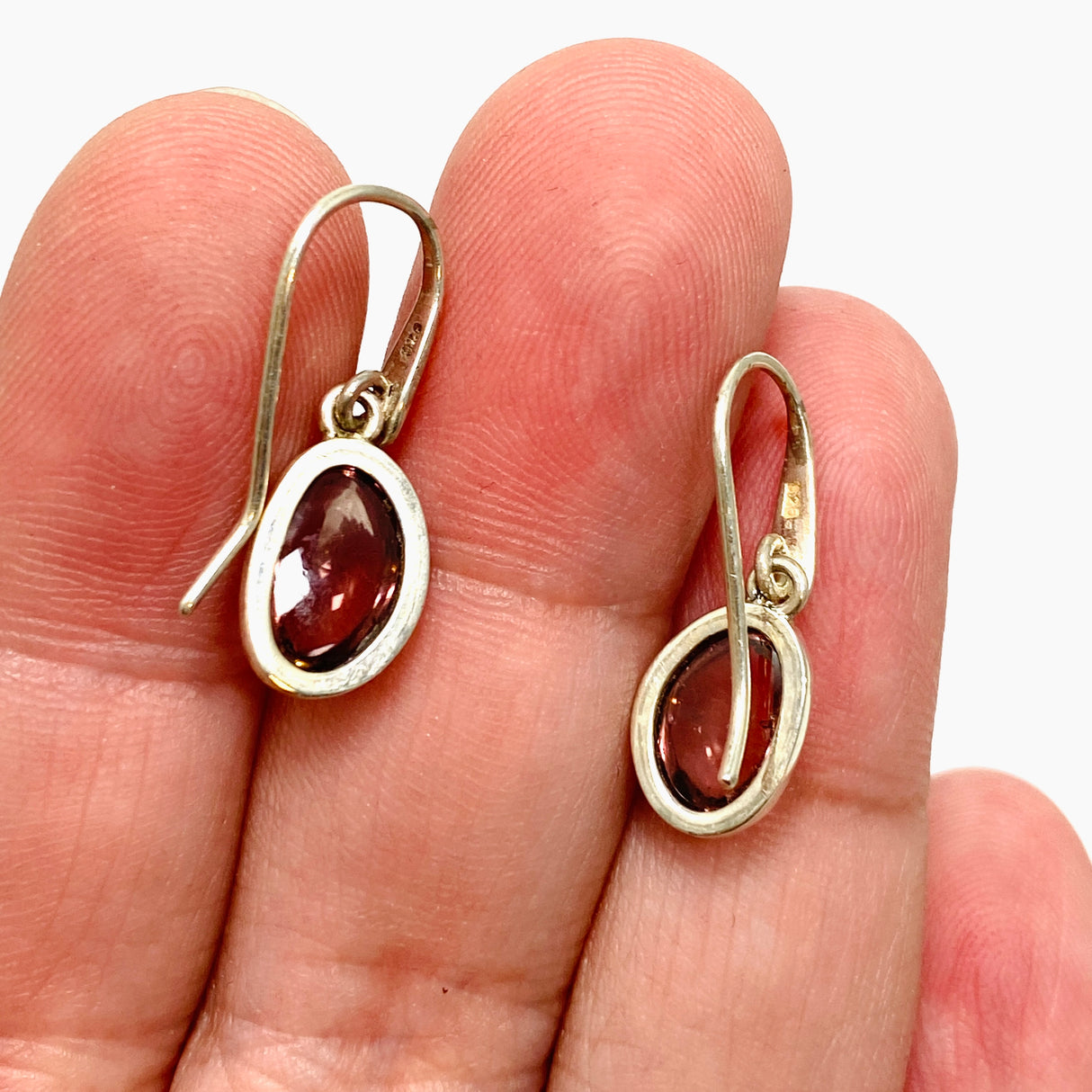 Pink Tourmaline Freeform Cabochon Earrings PEGJ254