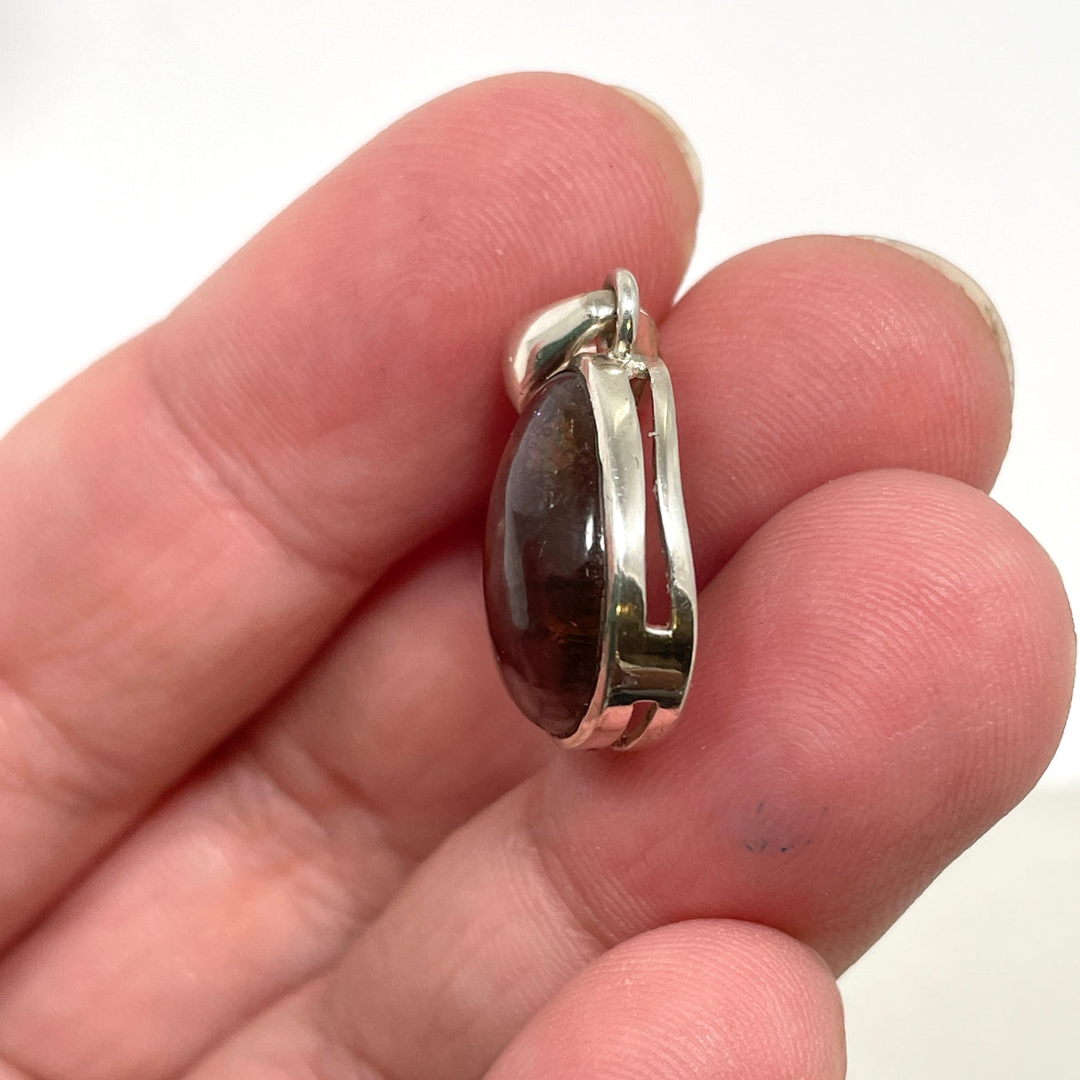 Pink Tourmaline Freeform Cabochon Pendant PPGJ929