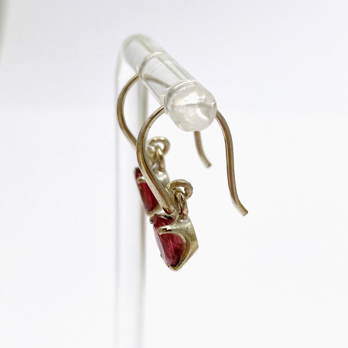 Pink Tourmaline Oval Faceted Earrings PEGJ241