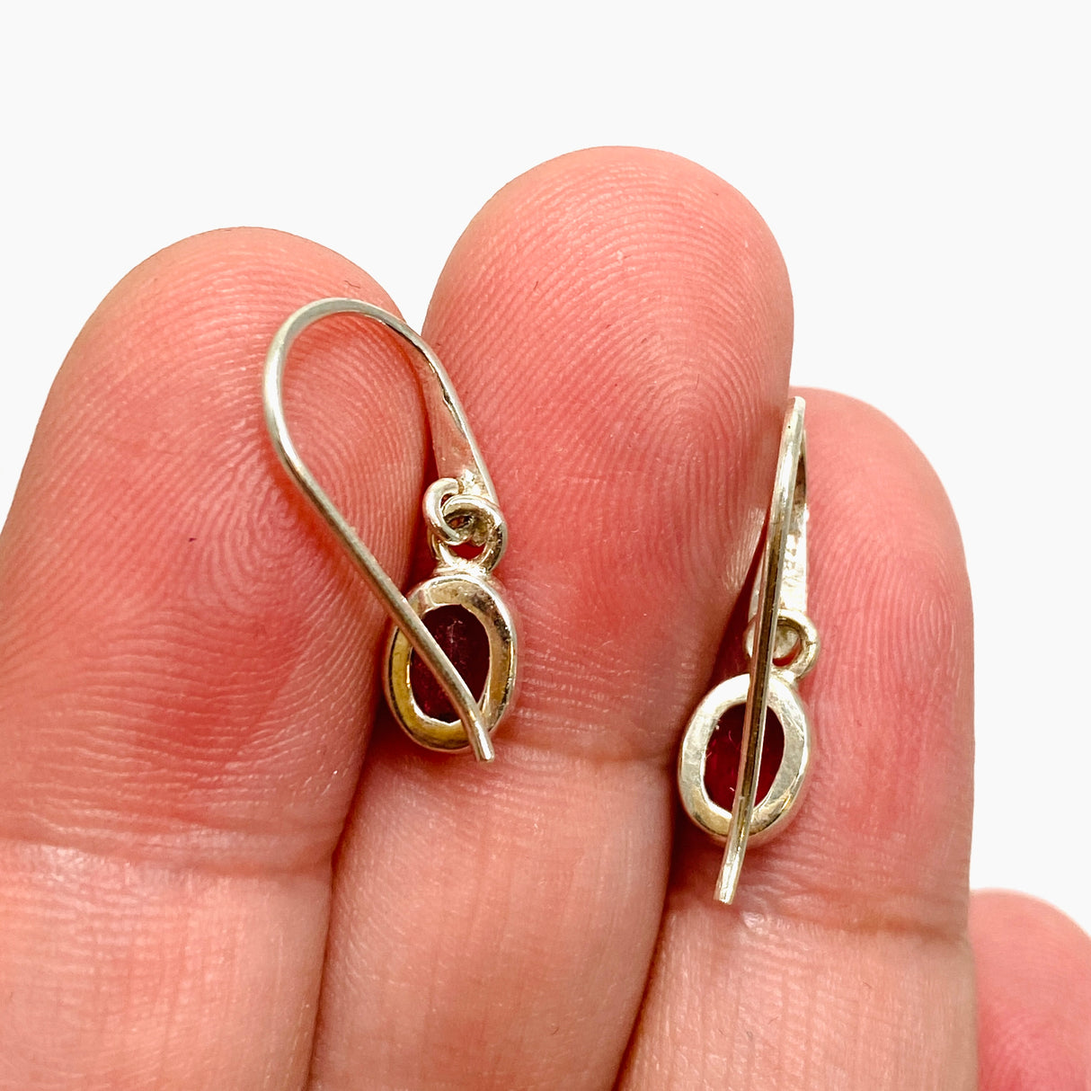 Pink Tourmaline Oval Faceted Earrings PEGJ243