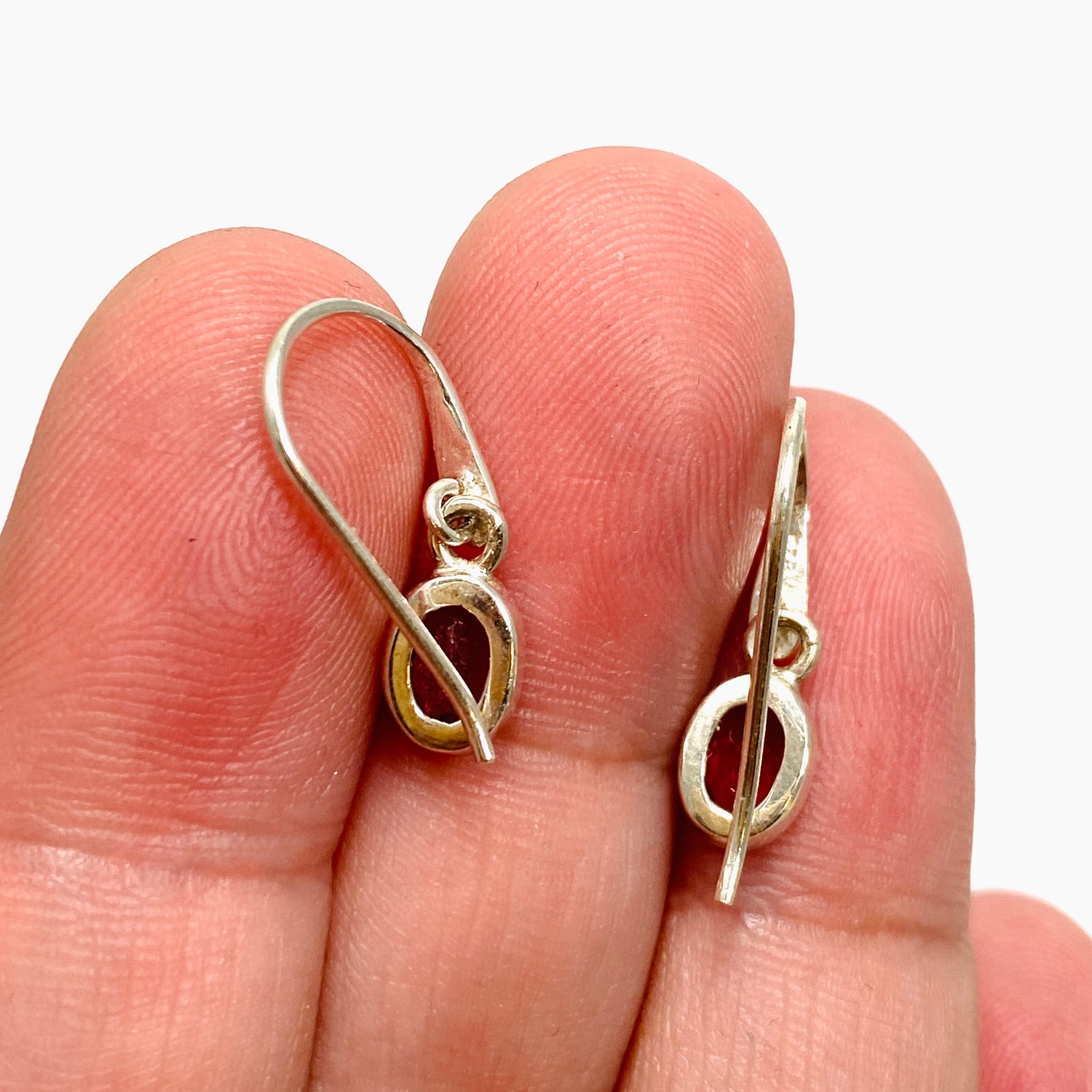 Pink Tourmaline Oval Faceted Earrings PEGJ243