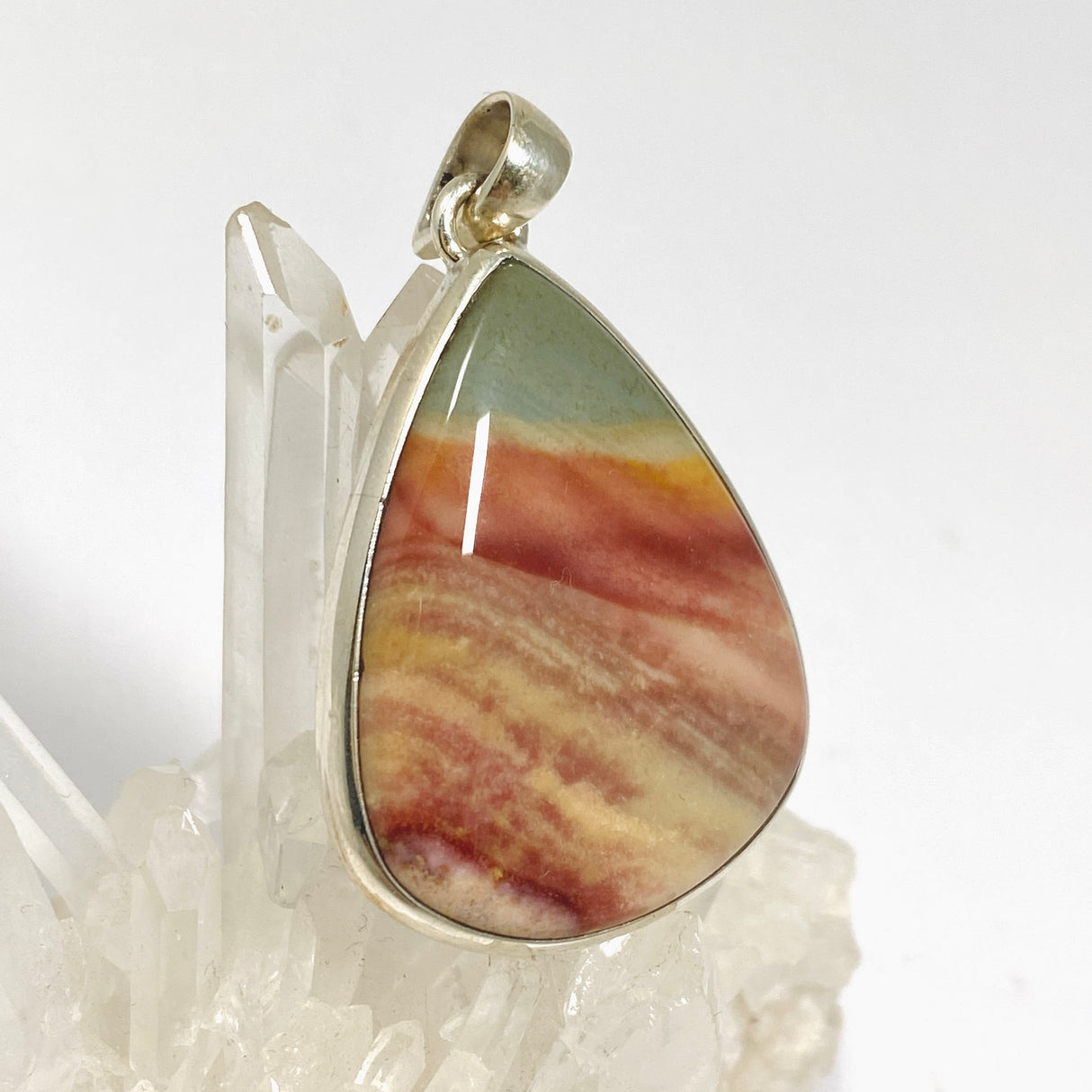 Polychrome Jasper Teardrop Pendant PPGJ1327