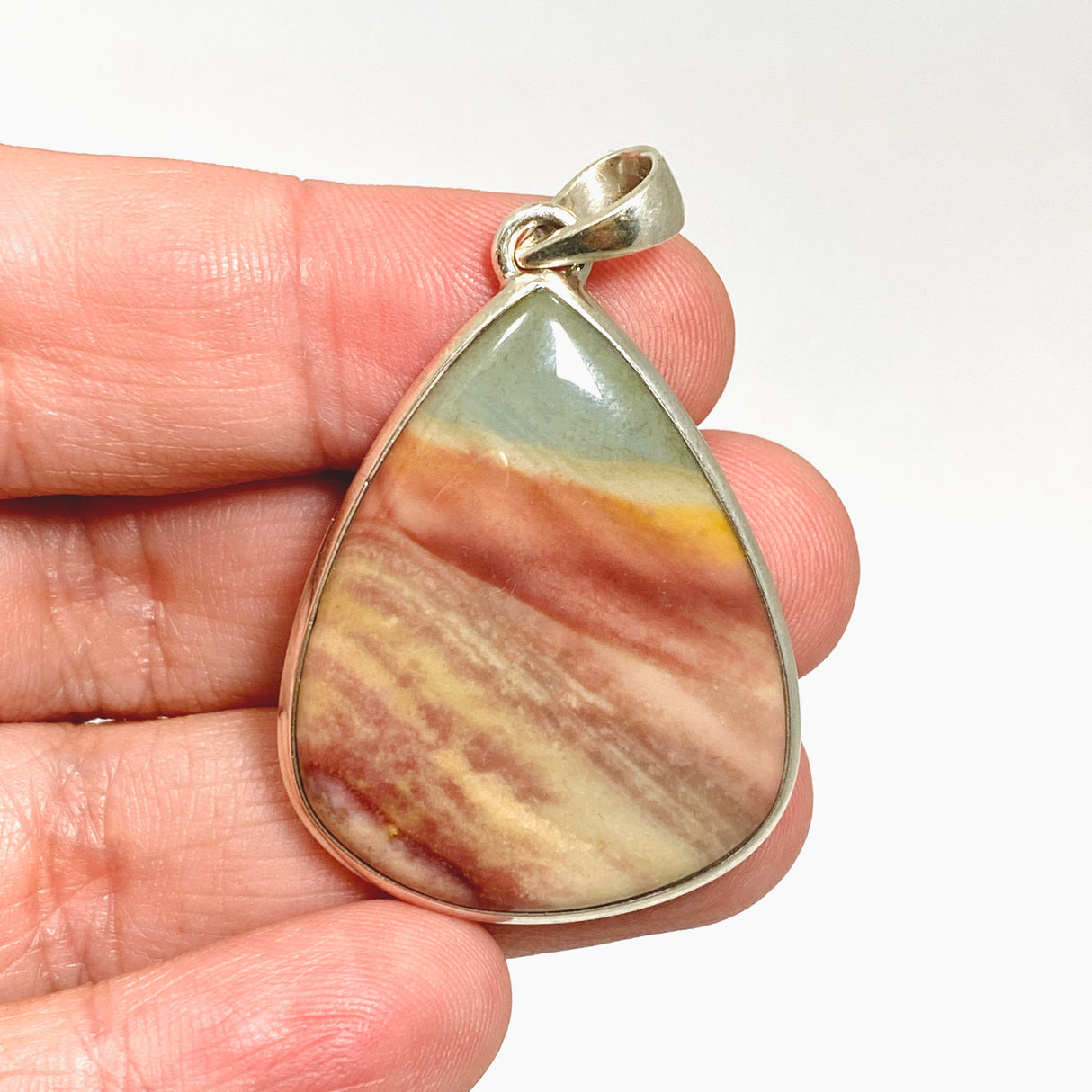 Polychrome Jasper Teardrop Pendant PPGJ1327