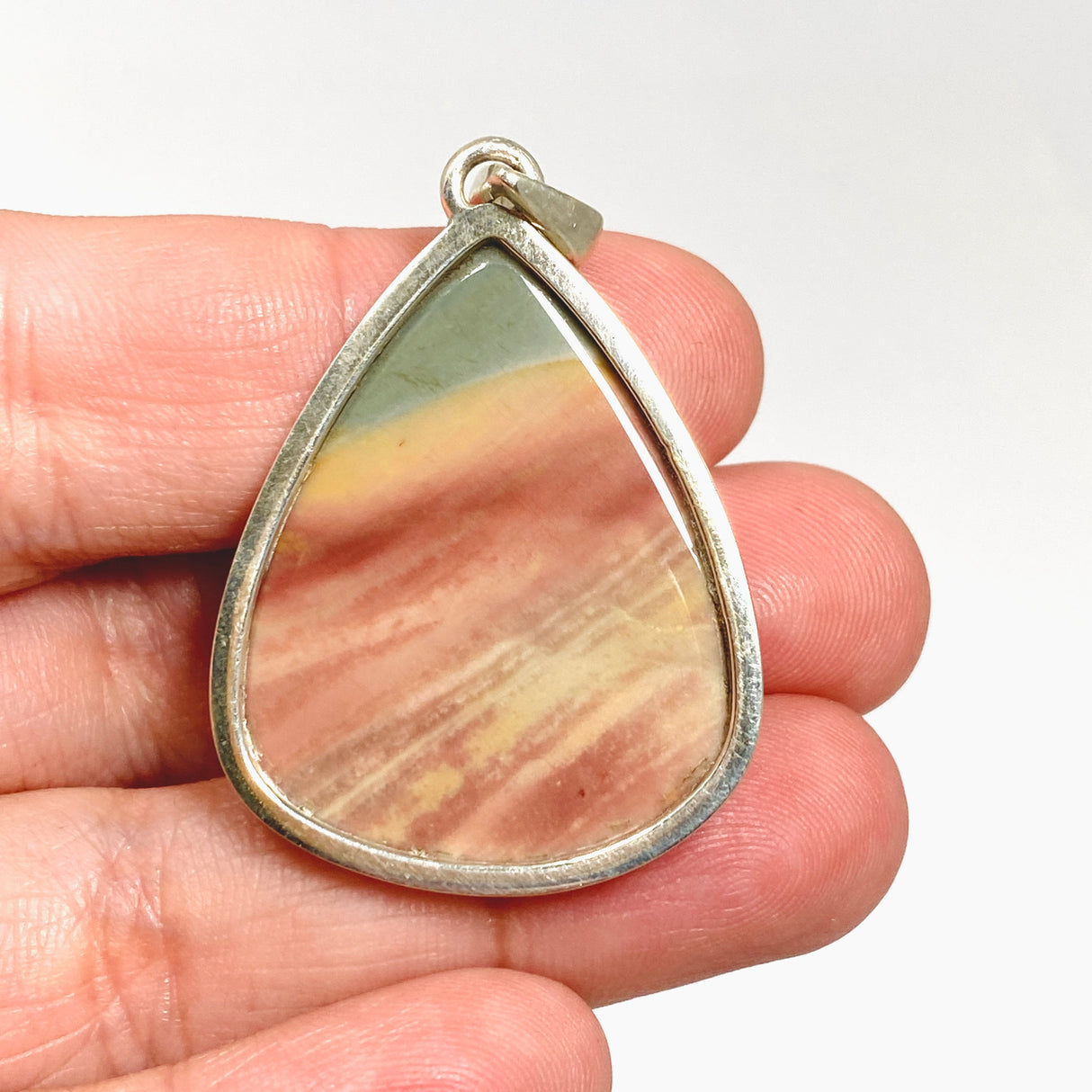 Polychrome Jasper Teardrop Pendant PPGJ1327