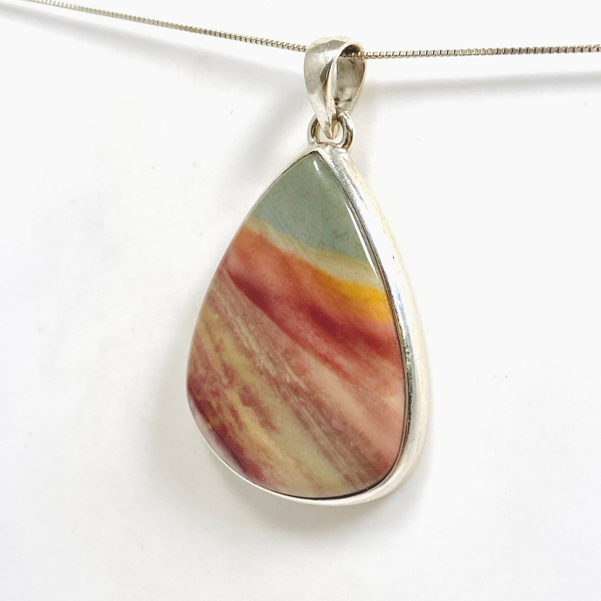 Polychrome Jasper Teardrop Pendant PPGJ1327