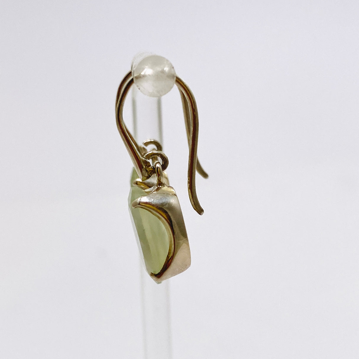 Prehnite Oval Faceted Earrings PEGJ200