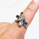 Dragonfly Ring with Faceted Labradorite R3887