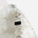 Black Tourmaline and Herkimer Diamond Quartz Bracelet LBGJ-03