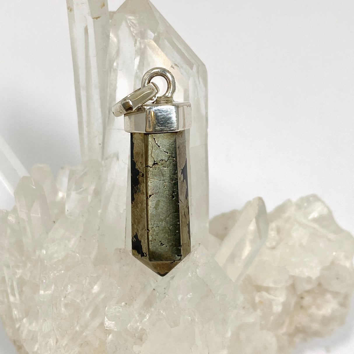 Pyrite Capped Point Pendant PPGJ1237