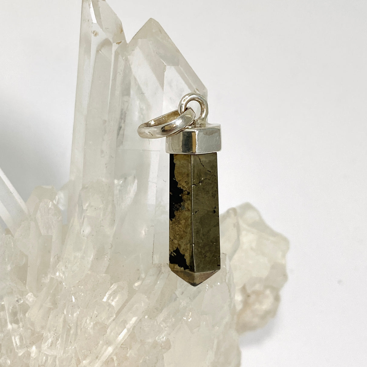 Pyrite Capped Point Pendant PPGJ1237
