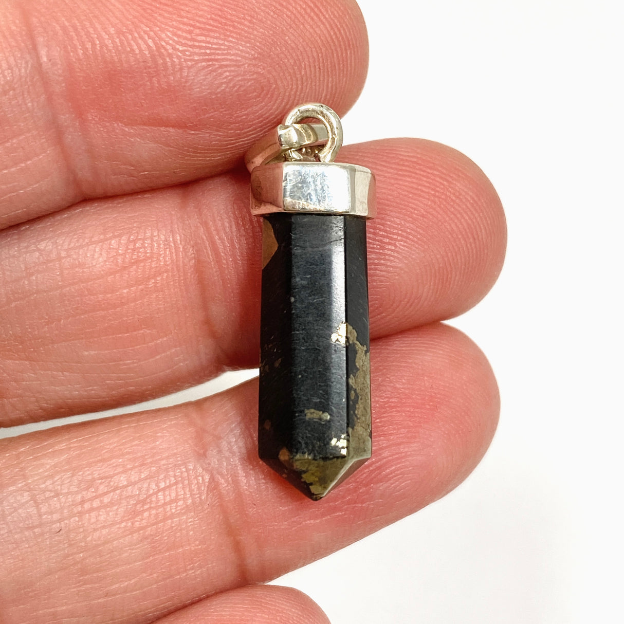Pyrite Capped Point Pendant PPGJ1237