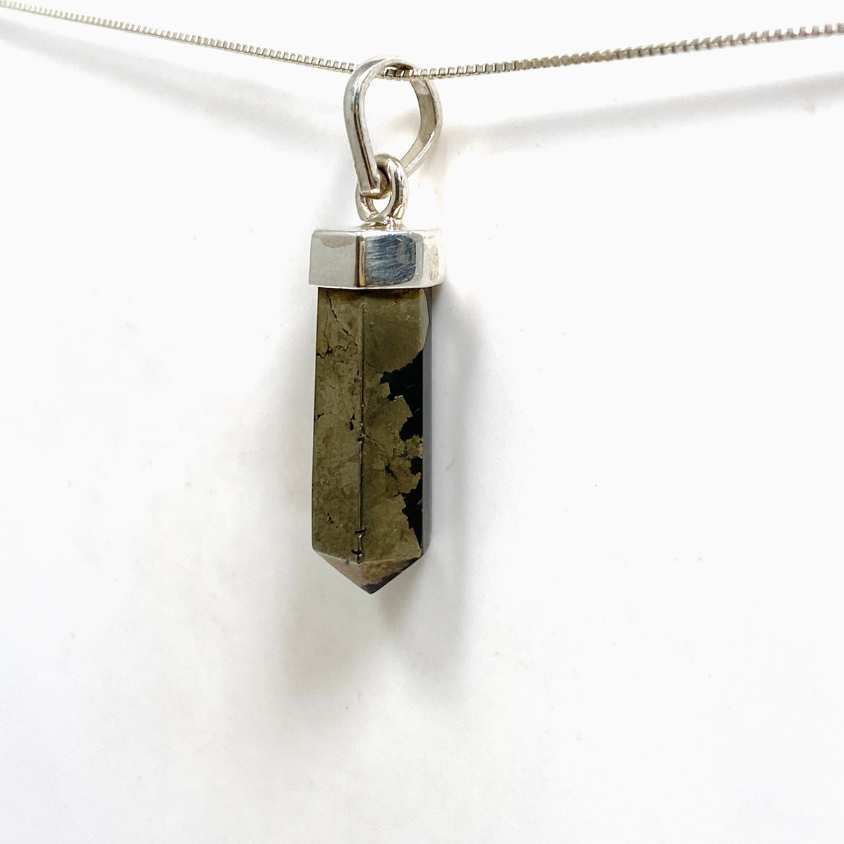 Pyrite Capped Point Pendant PPGJ1237