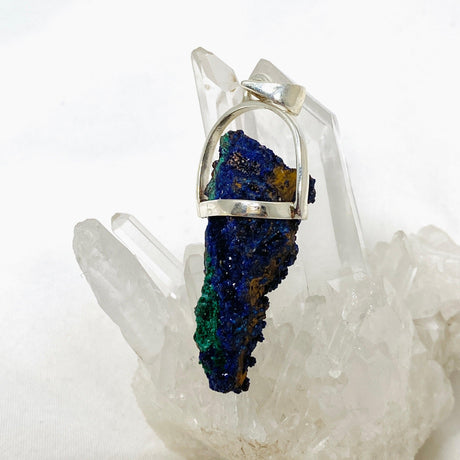 Raw Azurite and Malachite Pendant PPGJ775 - Nature's Magick