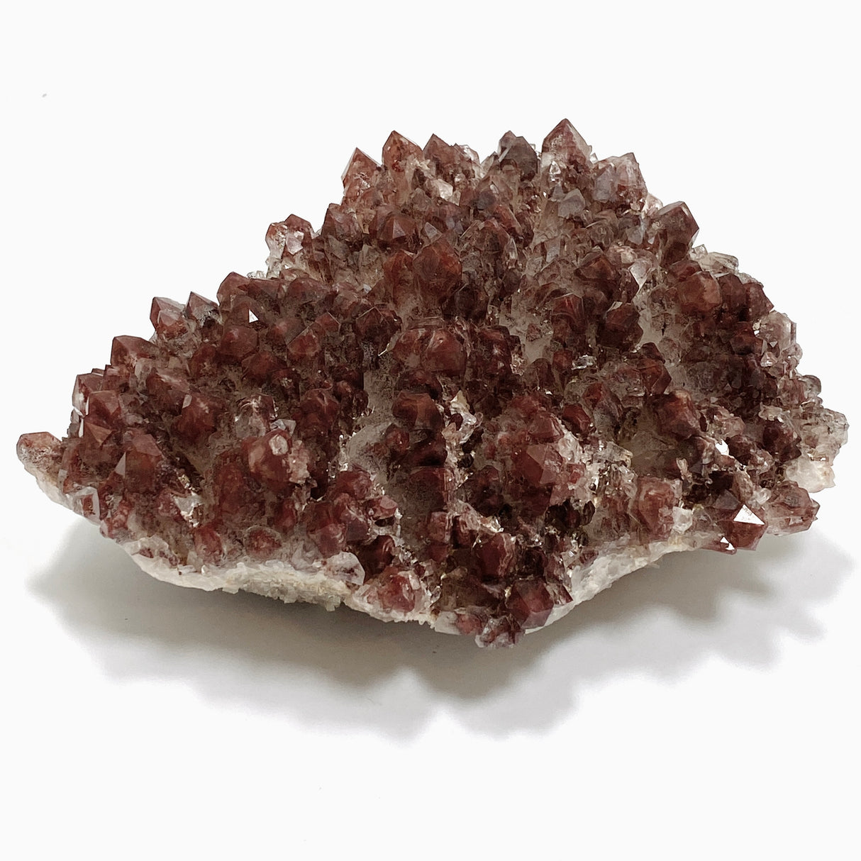 Red Hematite Phantom Quartz Cluster - Zambia CR3721