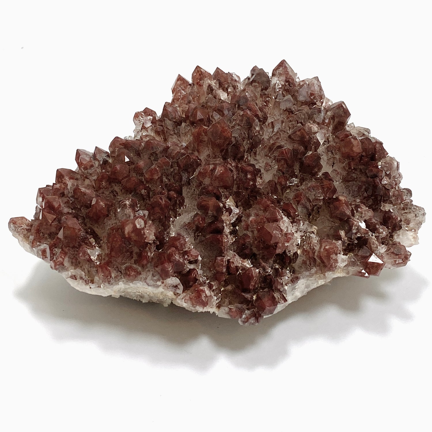 Red Hematite Phantom Quartz Cluster - Zambia CR3721