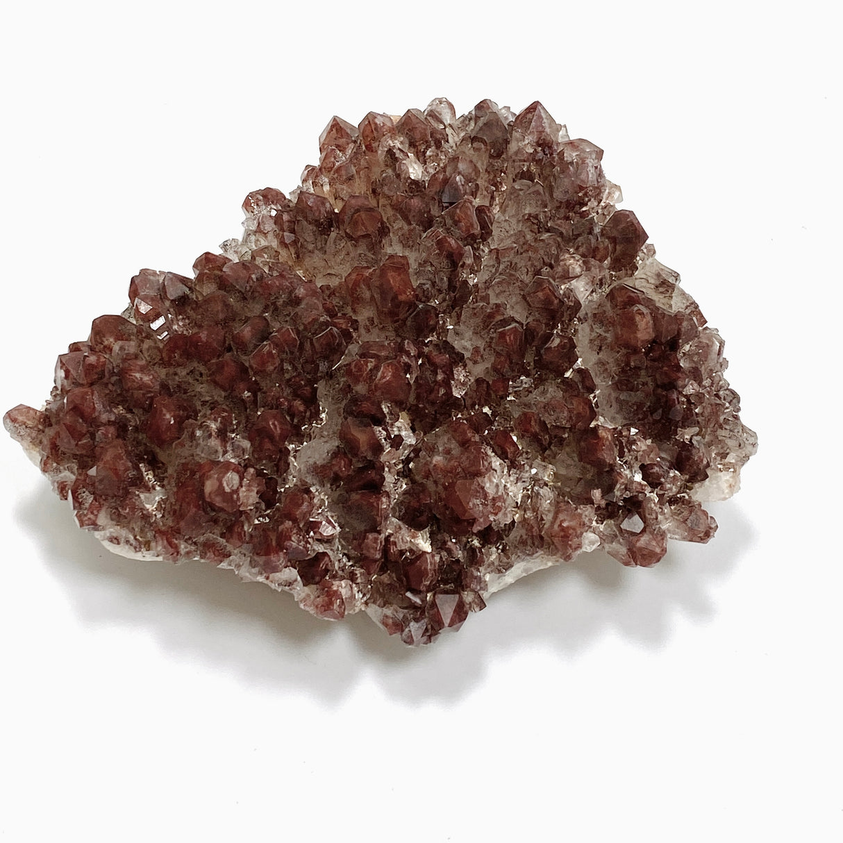 Red Hematite Phantom Quartz Cluster - Zambia CR3721