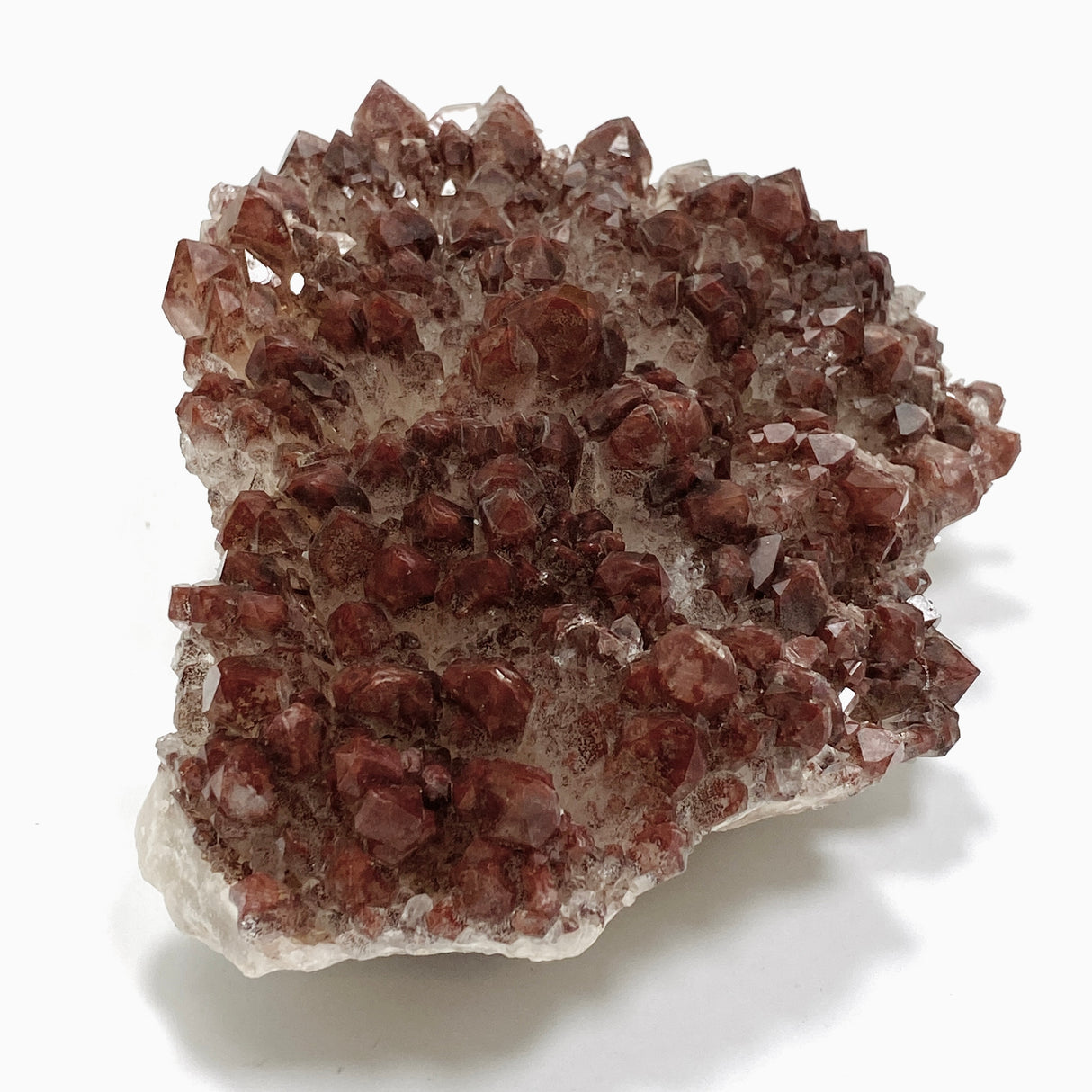 Red Hematite Phantom Quartz Cluster - Zambia CR3721