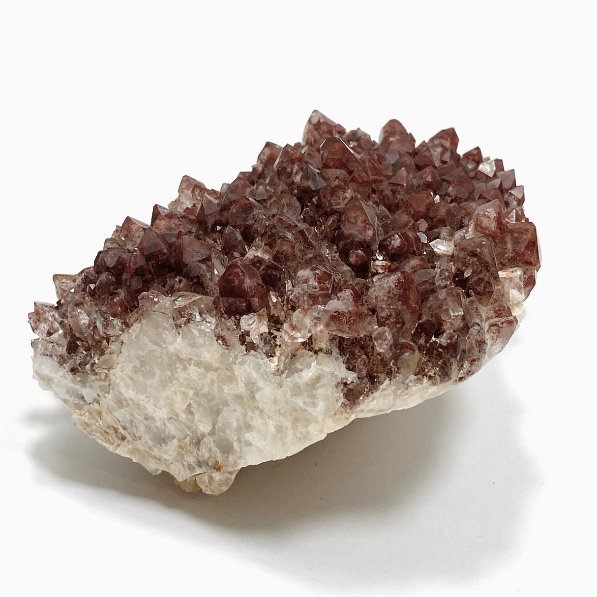 Red Hematite Phantom Quartz Cluster - Zambia CR3721