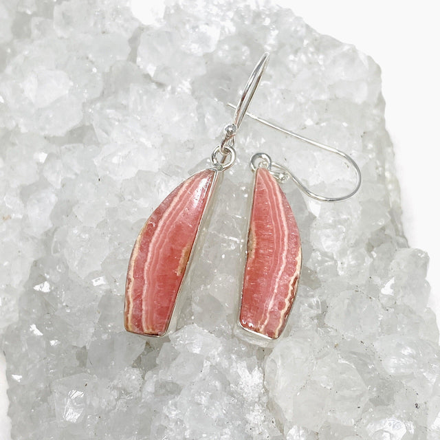 Rhodochrosite Freeform Earrings KEGJ1463 - Nature's Magick