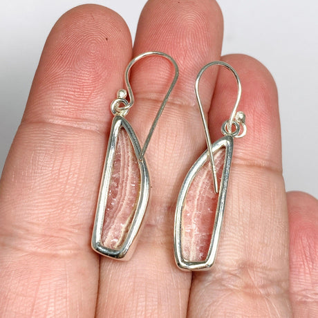 Rhodochrosite Freeform Earrings KEGJ1463 - Nature's Magick