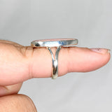 Rhodochrosite Teardrop Ring Size 7 KRGJ3162 - Nature's Magick