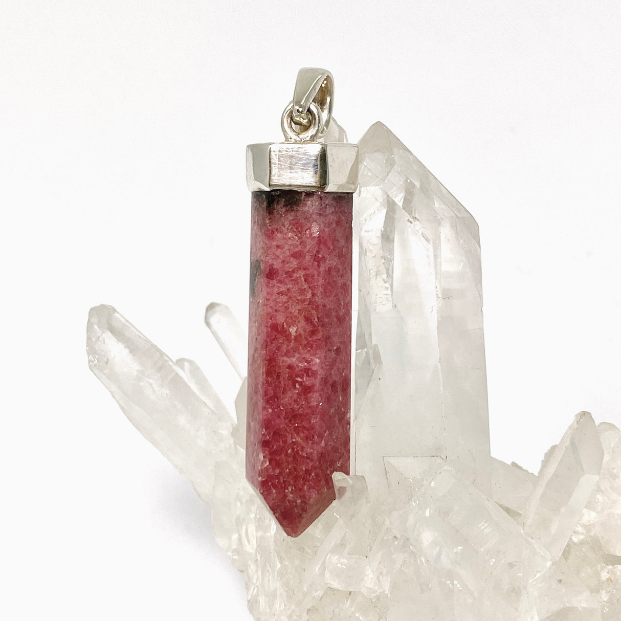 Rhodonite Capped Point Pendant PPGJ1236