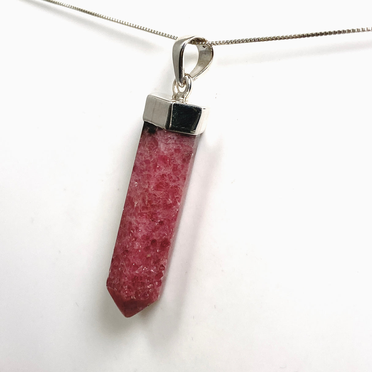 Rhodonite Capped Point Pendant PPGJ1236