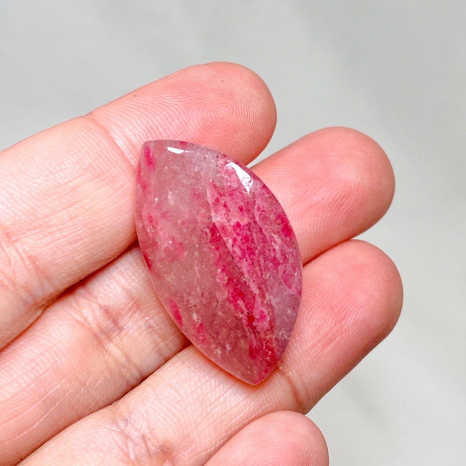 Rhodonite in Quartz Petal RHQP-01 - Nature's Magick