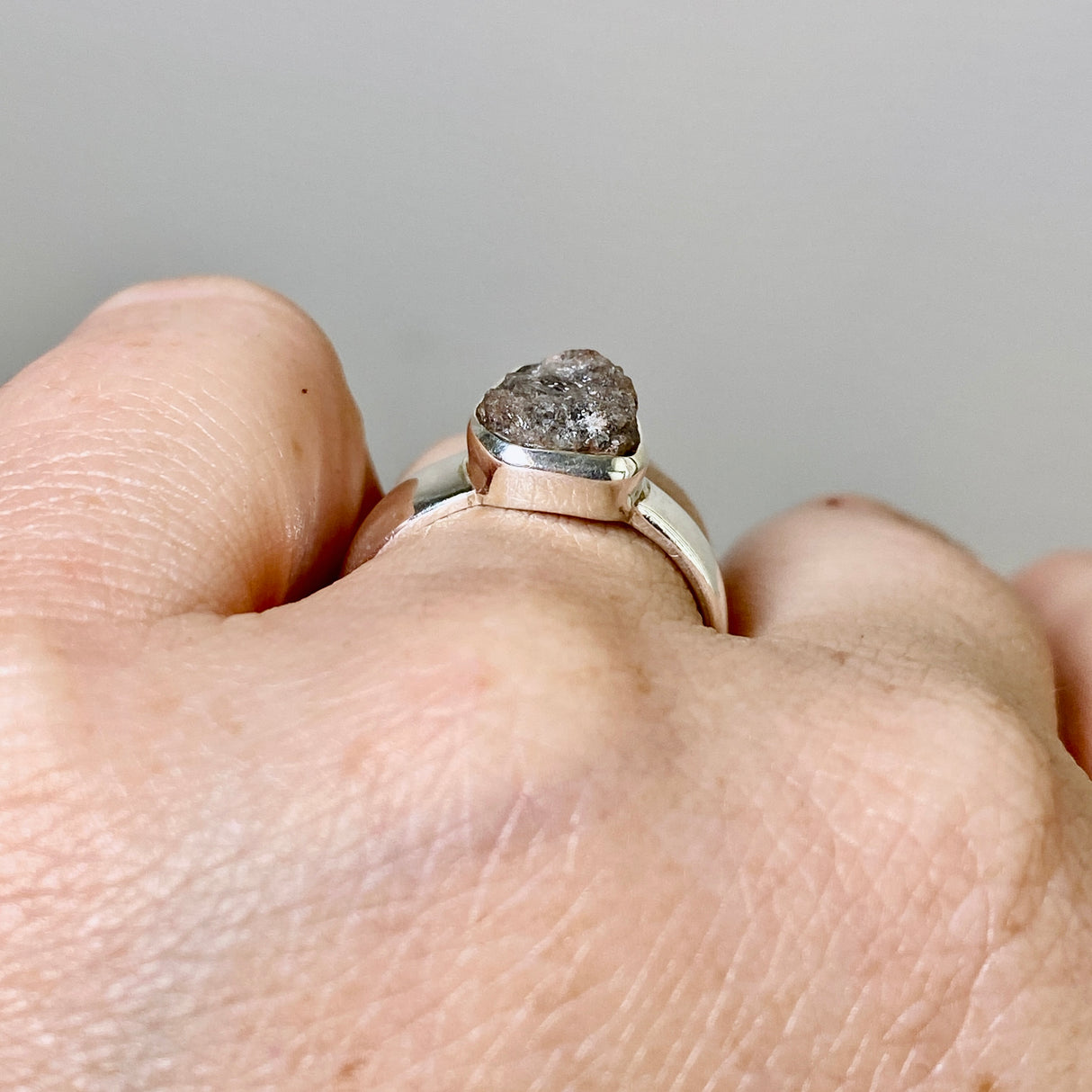 Rough Diamond Freeform Raw Ring Size 6.5 PRGJ885
