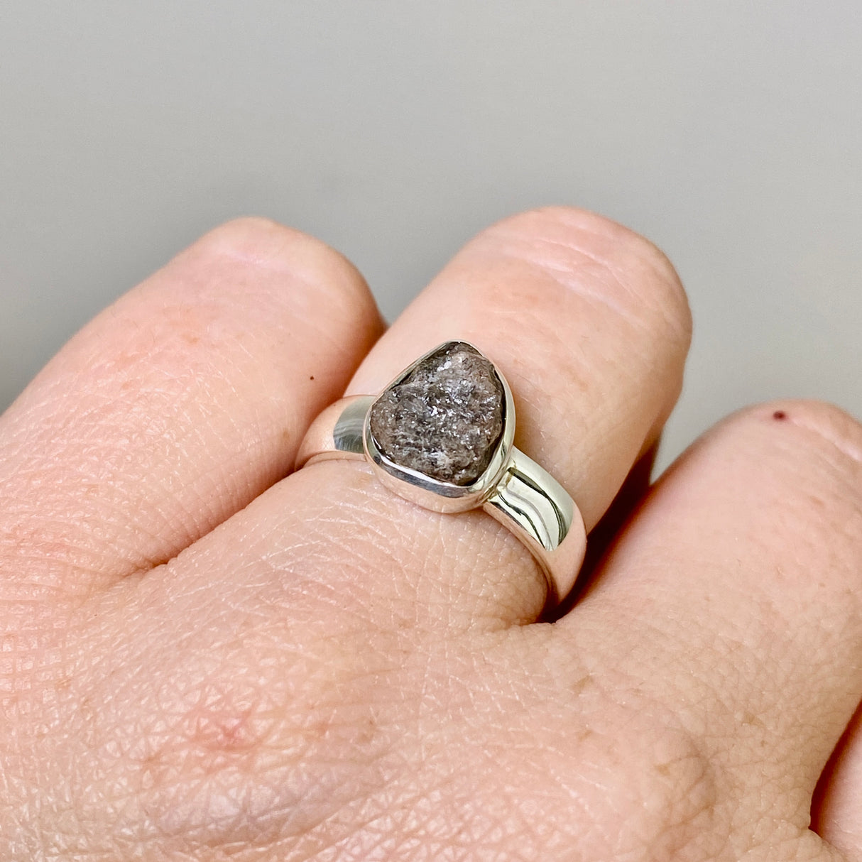 Rough Diamond Freeform Raw Ring Size 6.5 PRGJ885