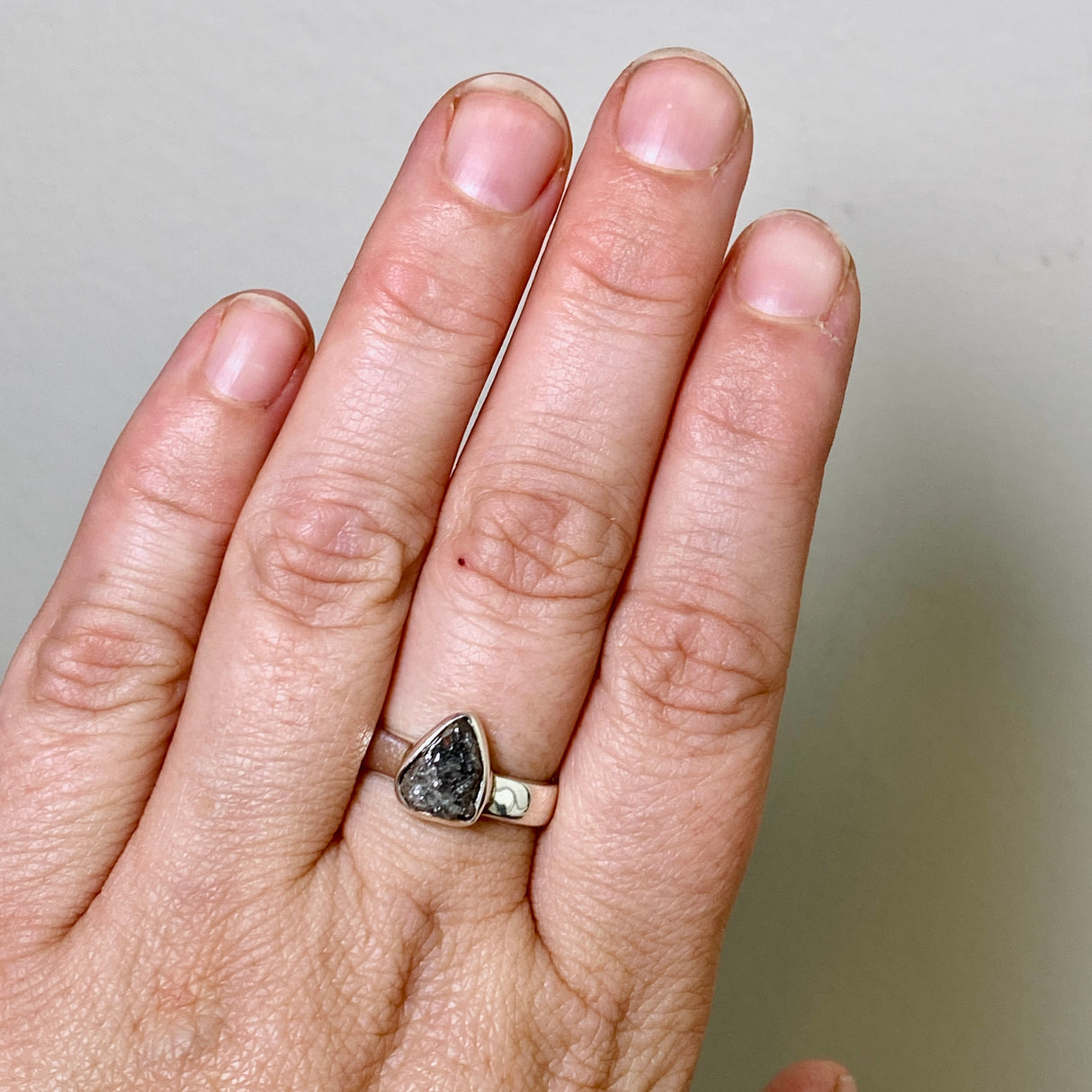 Rough Diamond Teardrop Raw Ring Size 8 PRGJ883