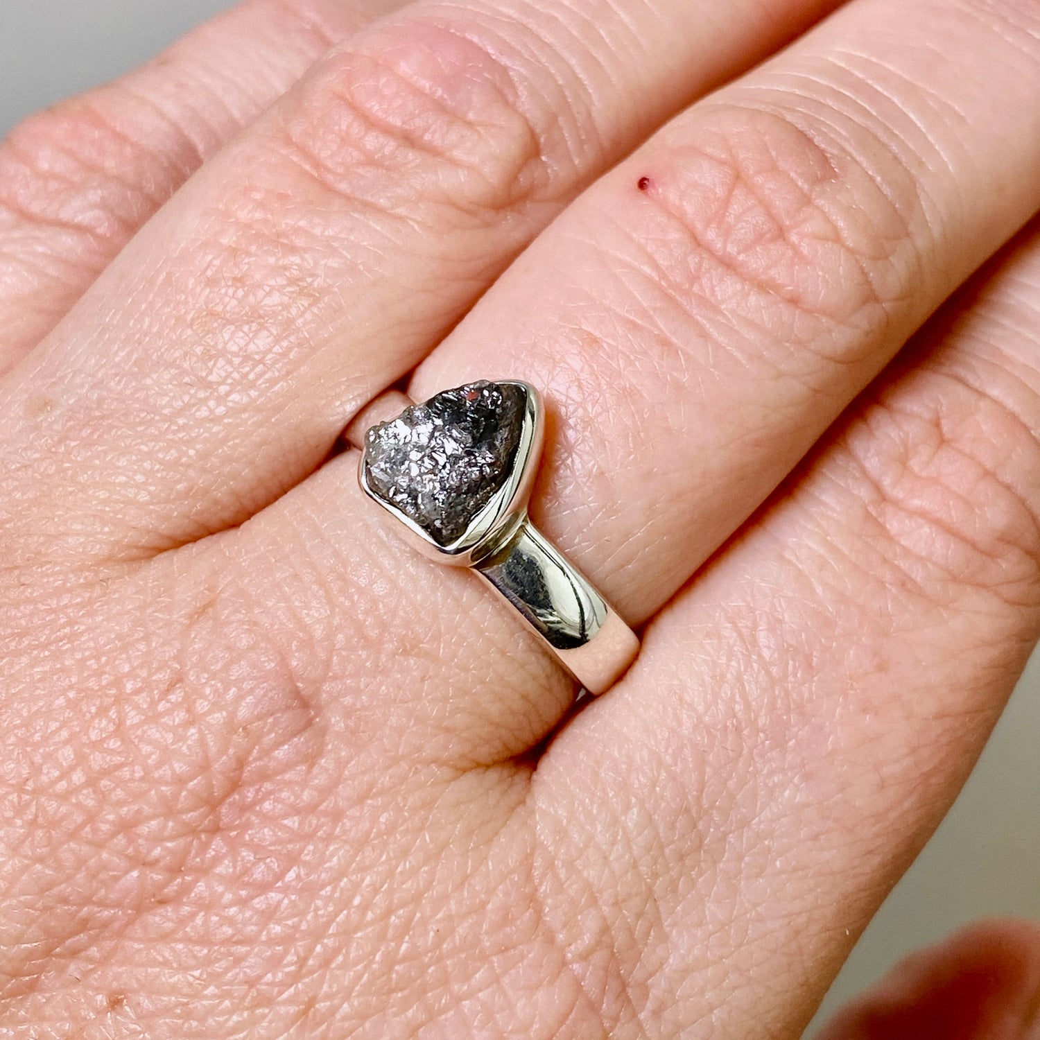 Rough Diamond Teardrop Raw Ring Size 8 PRGJ883