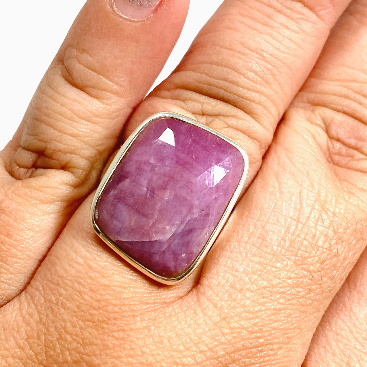 Ruby Freeform Faceted Ring Size 9.5 PRGJ984