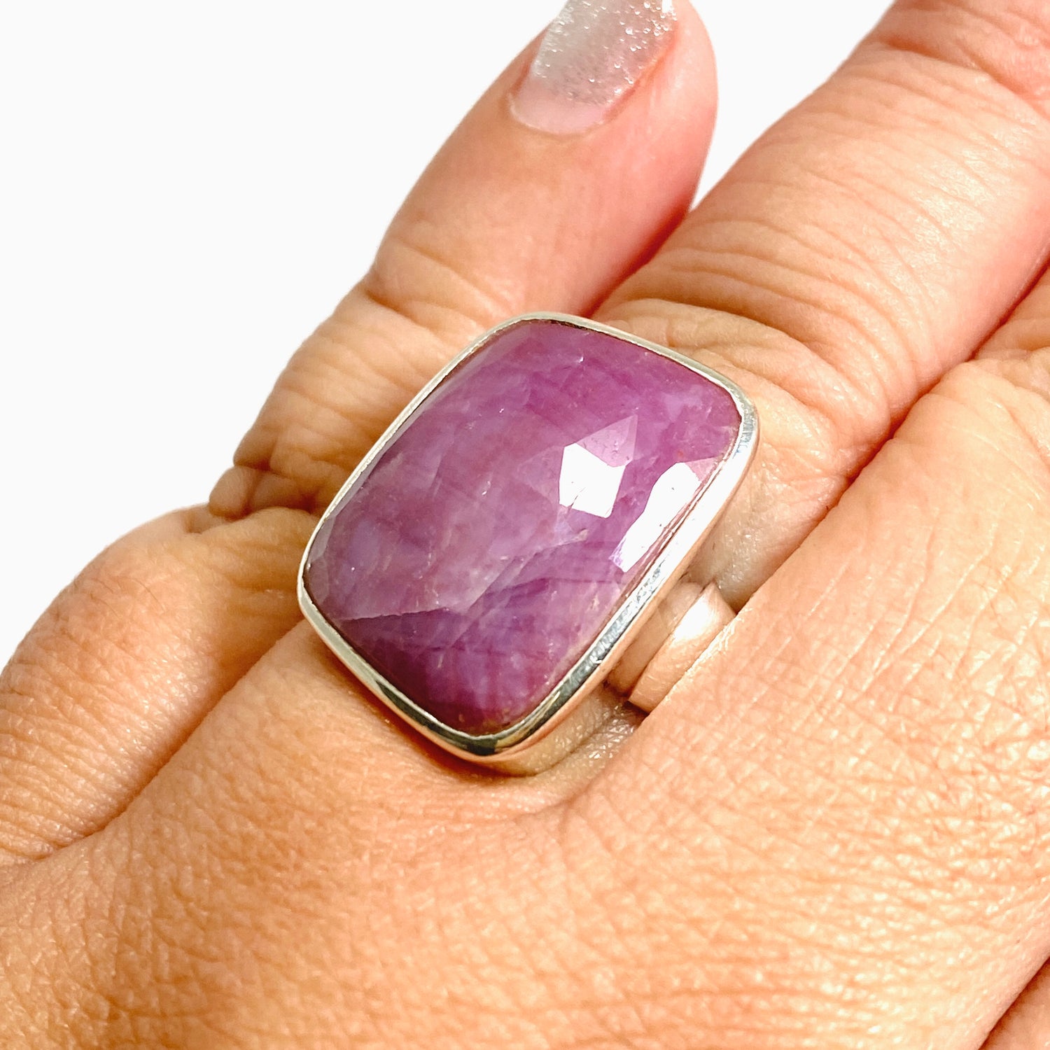 Ruby Freeform Faceted Ring Size 9.5 PRGJ984