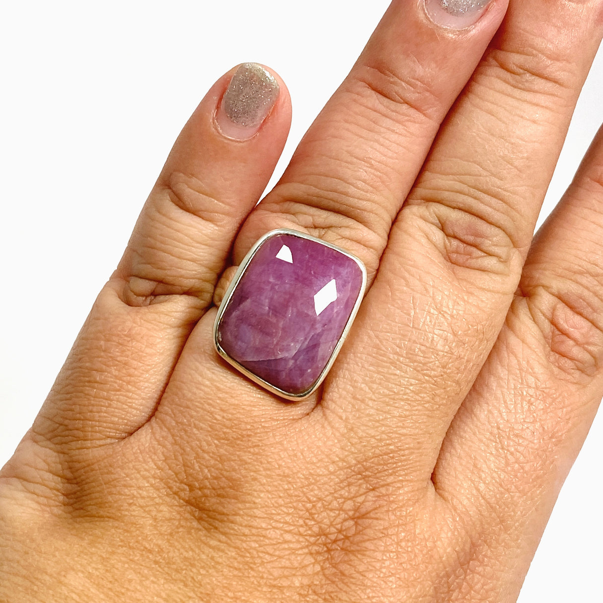 Ruby Freeform Faceted Ring Size 9.5 PRGJ984