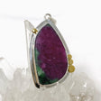 Ruby in Zoisite Freeform Pendant in a Decorative Setting KPGJ4506 - Nature's Magick