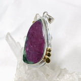 Ruby in Zoisite Freeform Pendant in a Decorative Setting KPGJ4506 - Nature's Magick