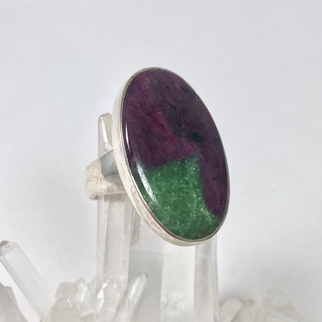 Ruby in Zoisite oval ring s.9 KRGJ2442 - Nature's Magick