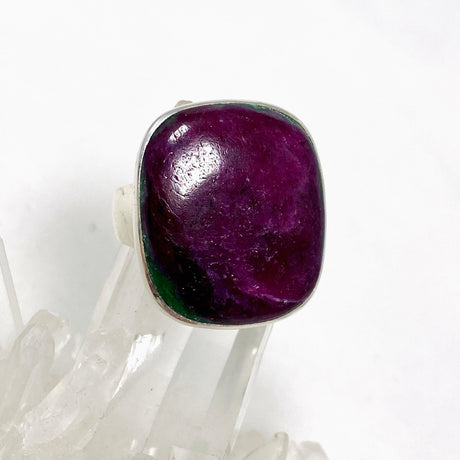 Ruby in Zoisite Rectangle Ring Size 11 KRGJ3249 - Nature's Magick