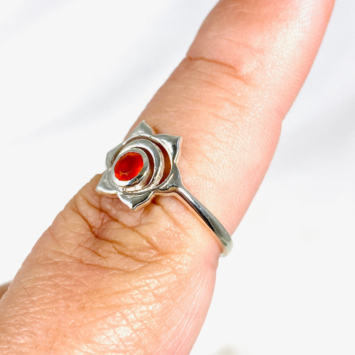Sacral Chakra Ring with Carnelian - Nature's Magick